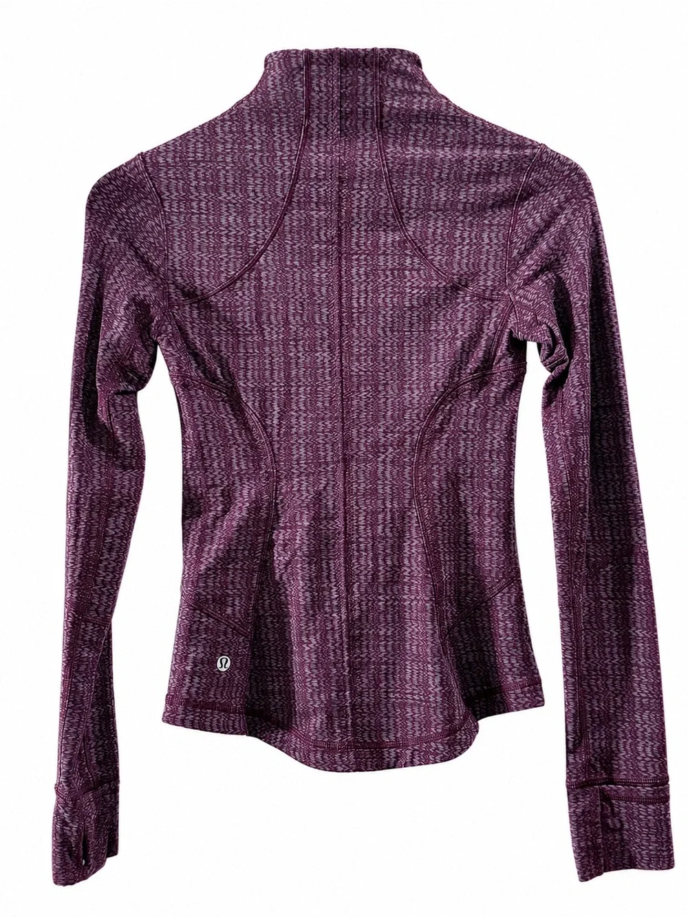 Lululemon Forme Jacket Cuffins Ziggy Wee September Plum Purple Size 2